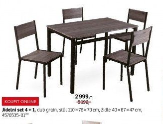 Jídelní set 4+1