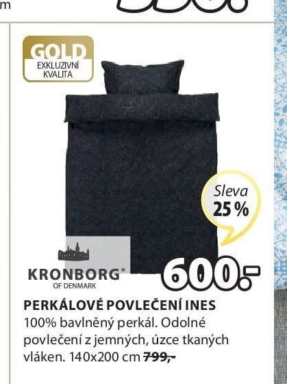 Perkálové povlečení INES