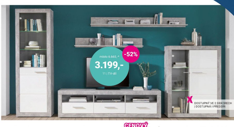 TV-díl (součást obývací stěny)