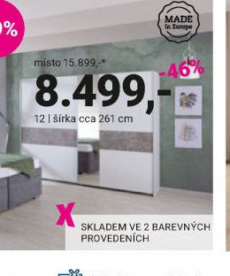 Skříň cca 261 cm
