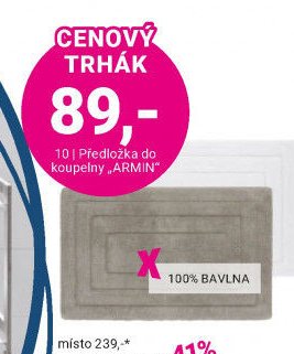 Předložka do koupelny „ARMIN“