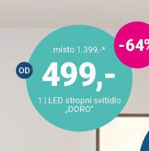 LED stropní svítidlo DORO