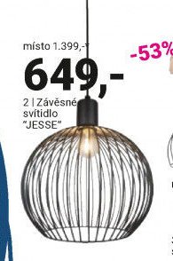 Závěsné svítidlo JESSE