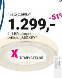 LED stropní svítidlo MICKEY