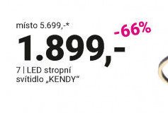 LED stropní svítidlo KENDY