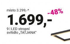 LED stropní svítidlo TATJANA