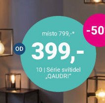 Série svítidel QAUDRI