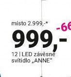 12 | LED závěsné svítidlo „ANNE“