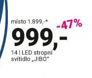 14 | LED stropní svítidlo „JIBO“