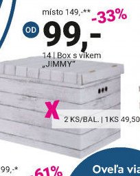 Box s víkem „JIMMY“