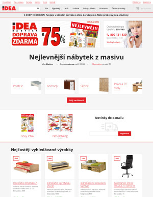 akční leták IDEA nábytek 28.9.2021-4.10.2021
