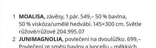 MOALISA, závěsy