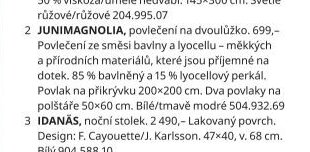 JUNIMAGNOLIA, povlečení