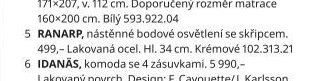 RANARP, nástěnné bodové osvětlení