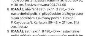 IDANÄS, otevřená šatní skříň