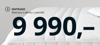 MATRAND, matrace s pěnou s pamětí