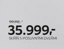 SKŘÍŇ S POSUVNÝMI DVEŘMI