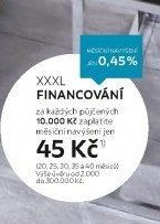 XXXL FINANCOVÁNÍ