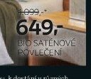 Bio saténové povlečení