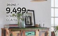 KOMODA ŠÍŘKA CCA 150 CM
