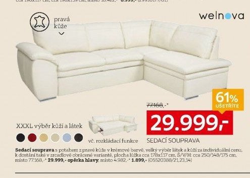 Sedací souprava Welnova