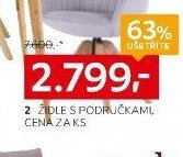 2 Židle s područkami