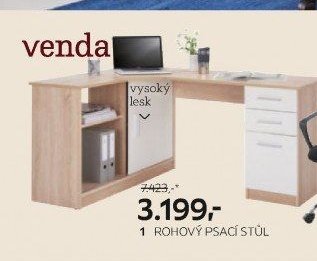 1 ROHOVÝ PSACÍ STŮL