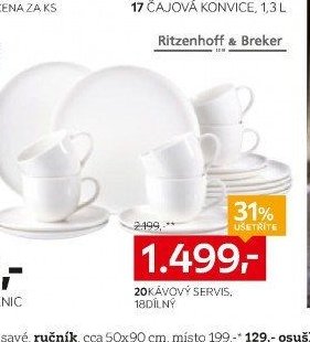Kávový servis, 18dílný