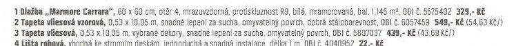 Tapeta vliesová vzorová
