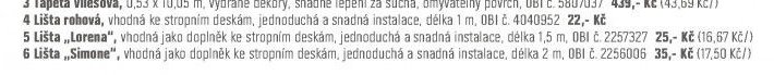 Lišta „Lorena“