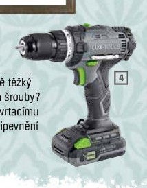 Akumulátorový vrtací šroubovák LUX
