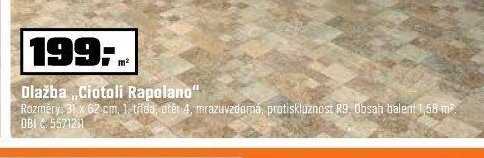 Dlažba „Ciotoli Rapolano“