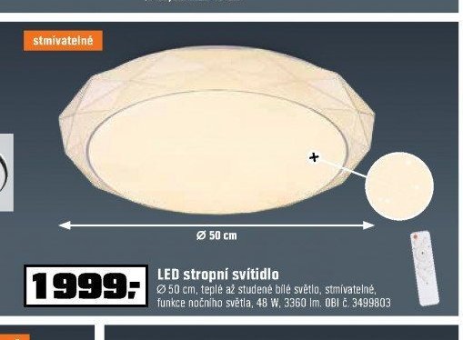 LED stropní svítidlo