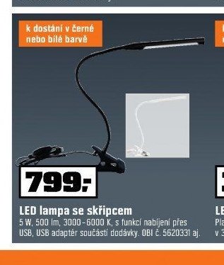LED lampa se skřipcem