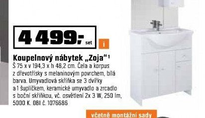 Koupelnový nábytek „Zoja“