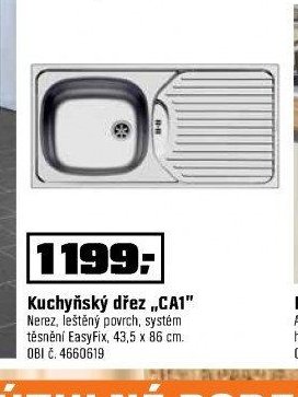 Kuchyňský dřez CA1
