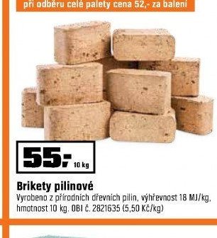 Brikety pilinové