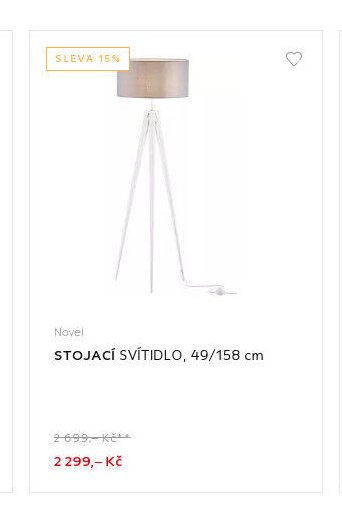 STOJACÍ SVÍTIDLO, 49/158 cm