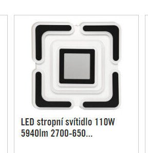LED stropní svítidlo 110W 5940lm 2700-650...