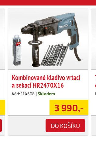 Kombinované kladivo vrtací a sekací HR2470X16