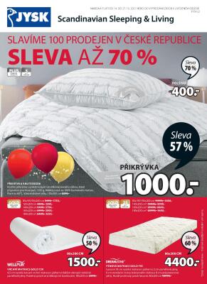 akční leták Jysk 14.10.2021-27.10.2021