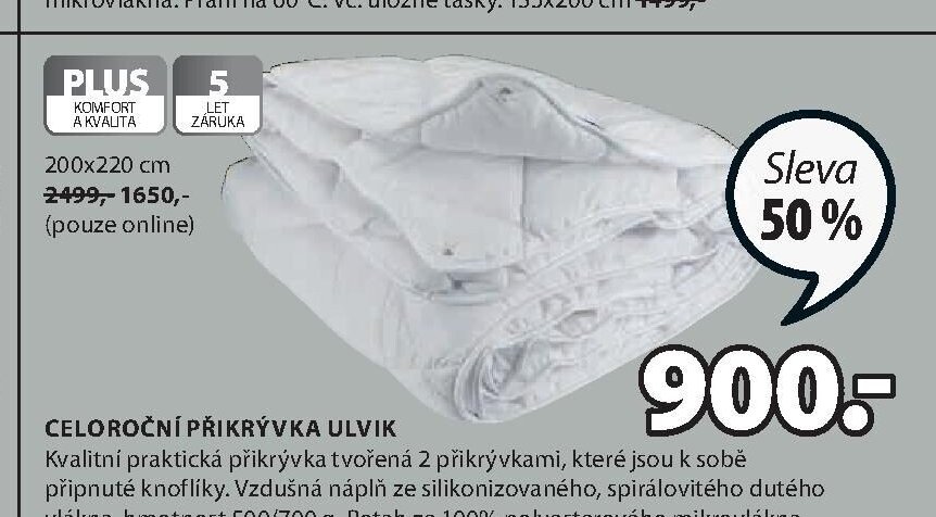 Celoroční přikrývka ULVIK