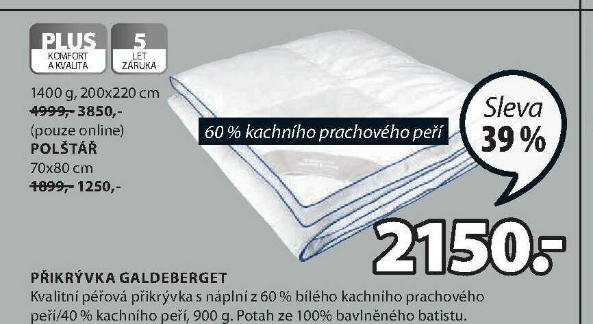 Přikrývka GALDEBERGET