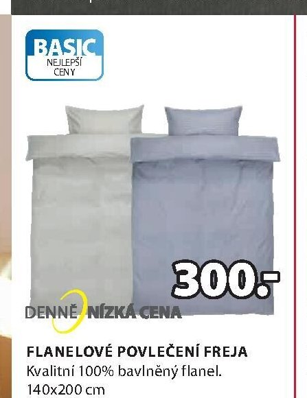 Flanelové povlečení Freja