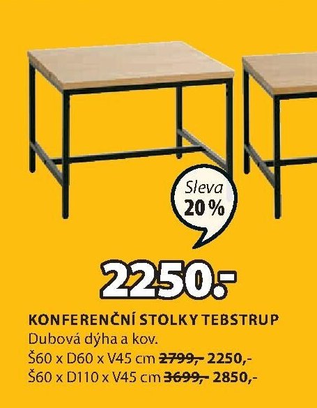 KONFERENČNÍ STOLKY TEBSTRUP