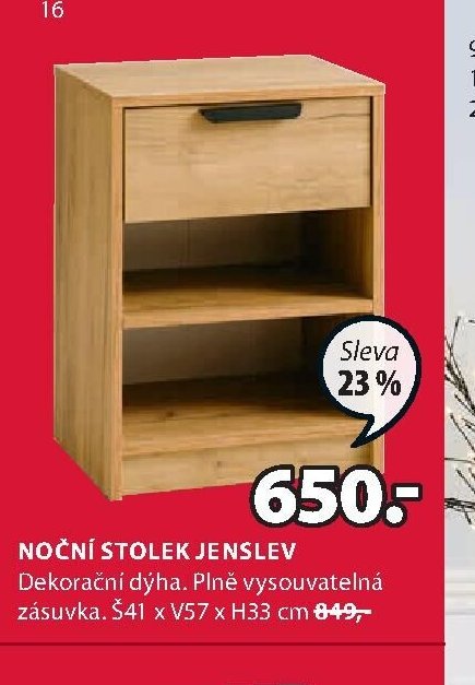 NOČNÍ STOLEK JENSLEV