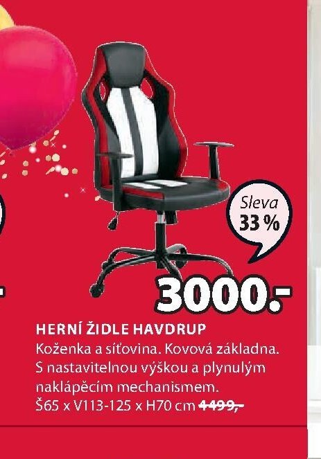 Herní židle HAVDRUP