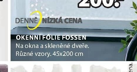 Okenní folie FOSSEN