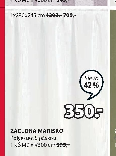 Záclona MARISKO