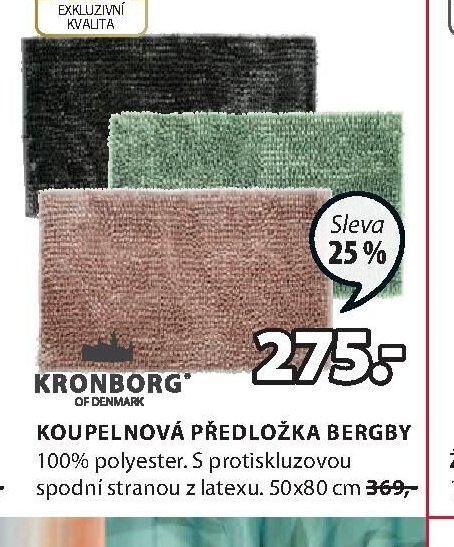 Koupelnová předložka BERGBY